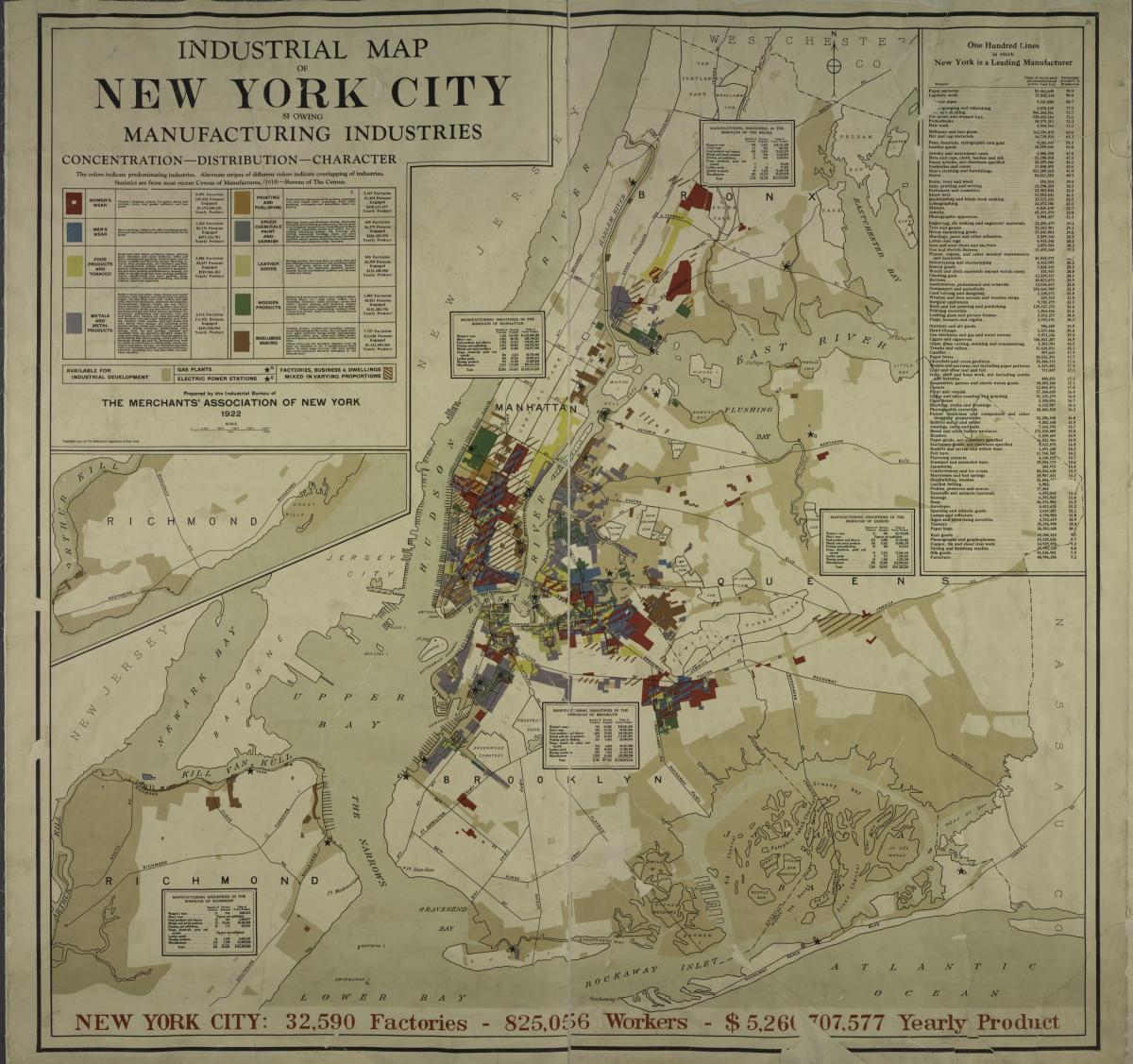 mappa della Città di New York 1900