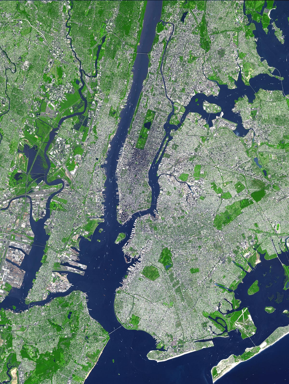 mappa aerea New York
