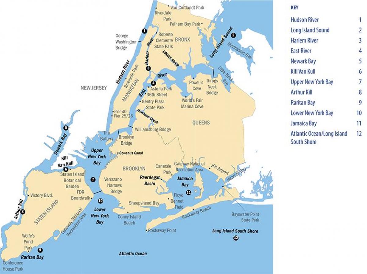 New York City river mappa