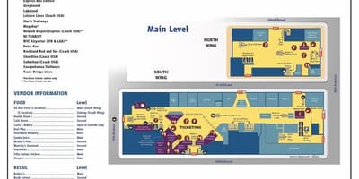 Mappa dell'autorità portuale di NYC
