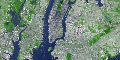 Mappa aerea New York