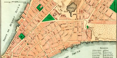 New York 1776 mappa