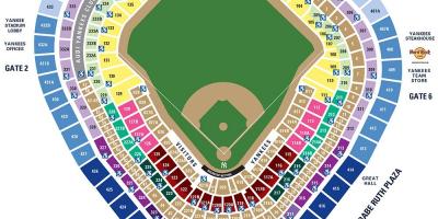 New York yankees stadium seating mappa