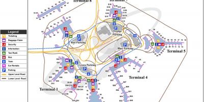 Newark nj aeroporto mappa
