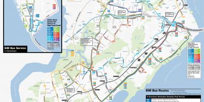 MTA bus express mappa