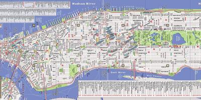 Mappa della Città di New York, strade e viali
